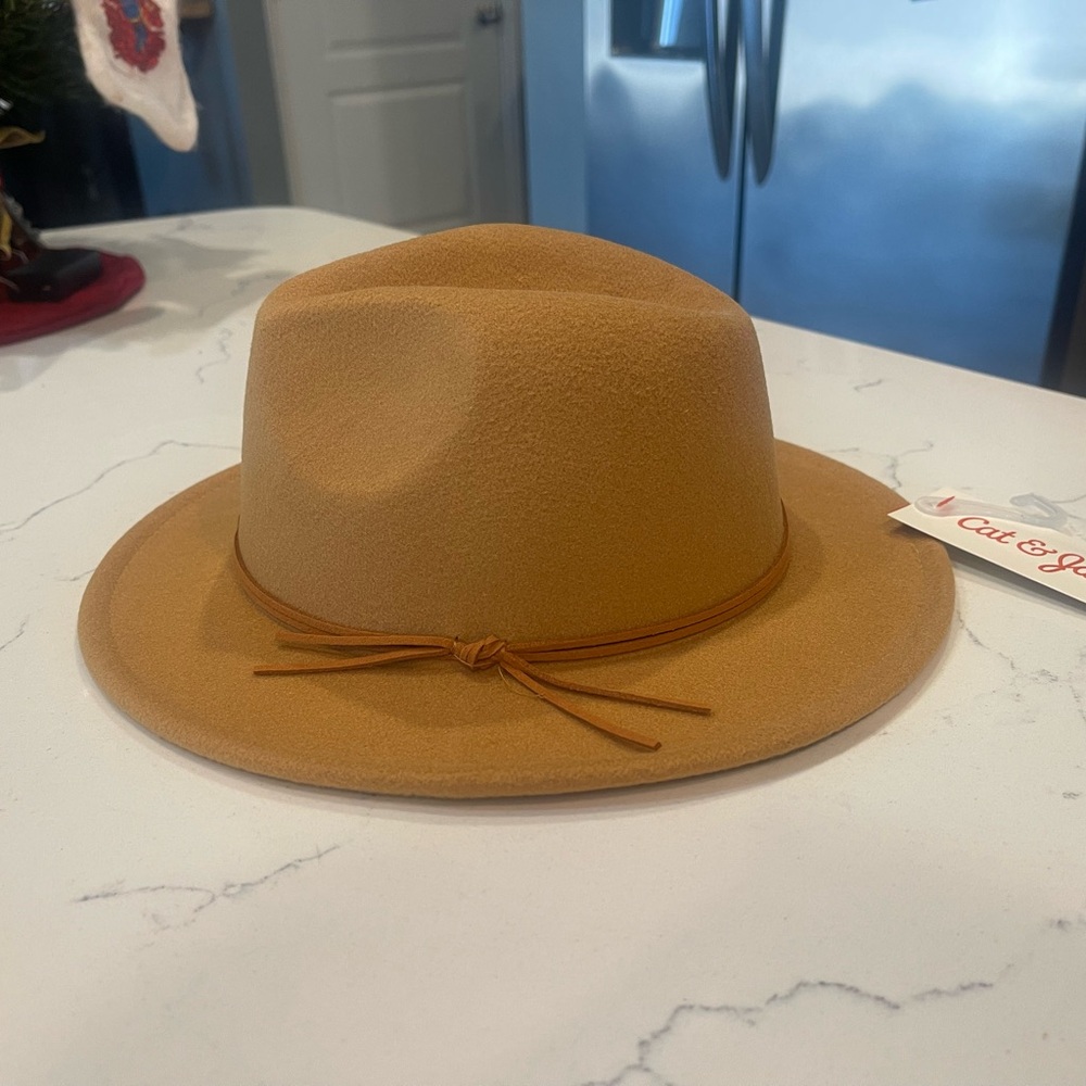 Cat & Jack Toddler Fedora Hat Brown 12–24 Months NWT
